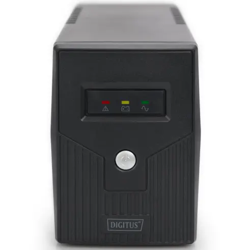 Digitus UPS Digitus DN-170063-B, Line-Interactive, 600 VA, 360 W, baterie 12 V / 7 Ah, Negru