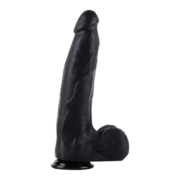 Dildo realist EXTREME by Hidden Desire DONG XXL, din PVC neted, diametru 7 cm, lungime 32 cm, negru