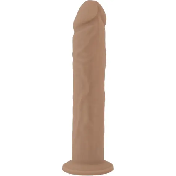 Dildo SILEX-D 9” Model 2, design realist, reactiv la căldură, bază cu ventuză pentru fixare, lungime 22.9 cm, culoarea pielii