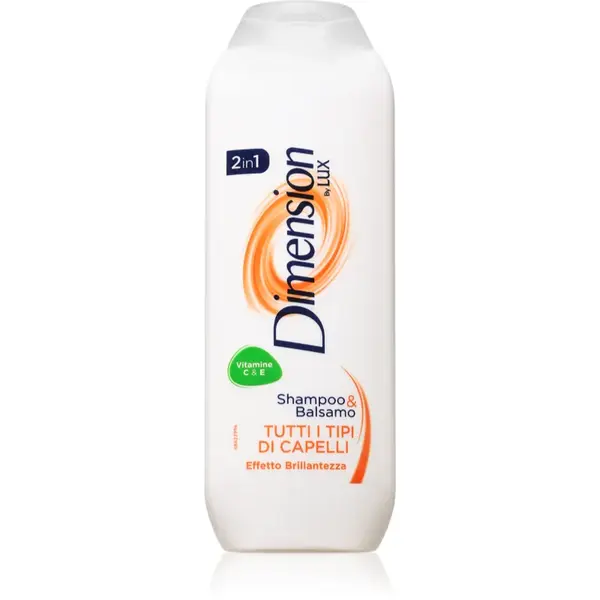 Dimension by Lux 2in1 sampon si balsam 2 in 1 pentru toate tipurile de păr 250 ml