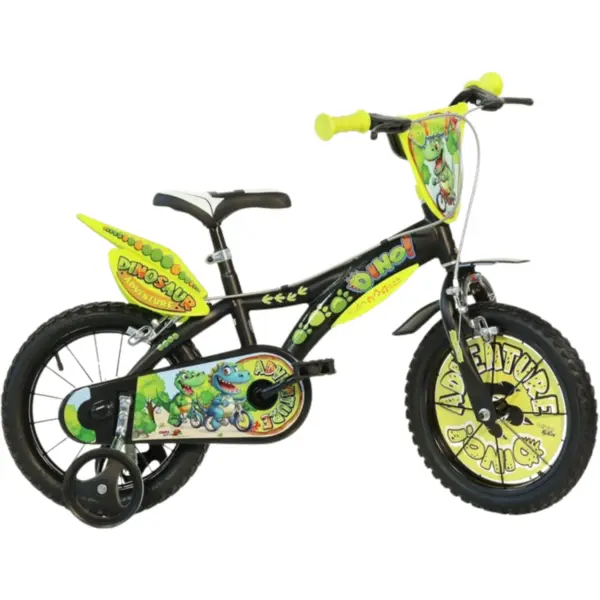 DINO BIKES Bicicleta copii 16'' Aventurile dinozaurului