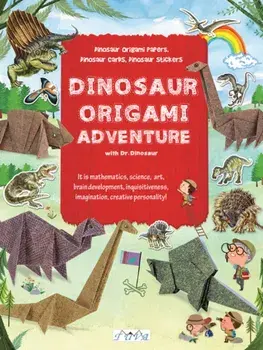 Dinosaur Origami. Dinosaur Origami Papers, Dinosaur Cards and Stickers, Paperback/Niwa Taiko