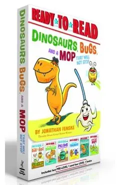 Dinosaurs, Bugs, and a Mop That Will Not Stop (Boxed Set): The Bug in the Bog; Nothing Fits a Dinosaur; Pill Bug Does Not Need Anybody; Try a Bite, Tr - Jonathan Fenske