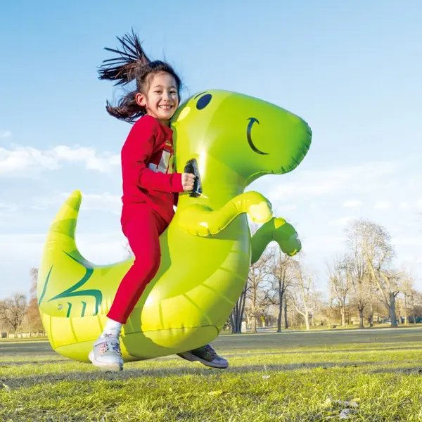 Dinozaur gonflabil saltaret Air Hoppers