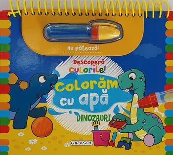 Dinozauri. Coloram cu apa/***