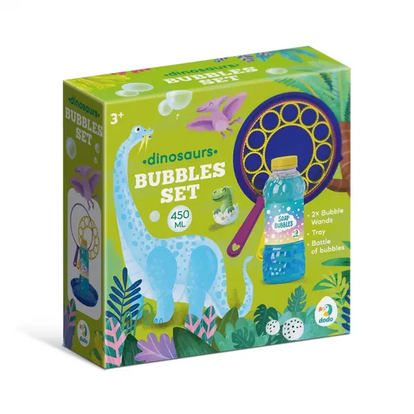 Dinozauri , Set baloane de sapun, 450 ml