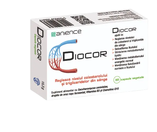 Diocor, 30 capsule vegetale, Sanience