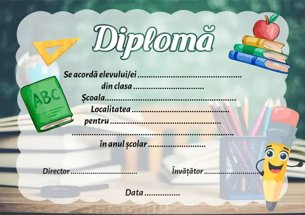 Diploma absolvire DAM3 5 bucați