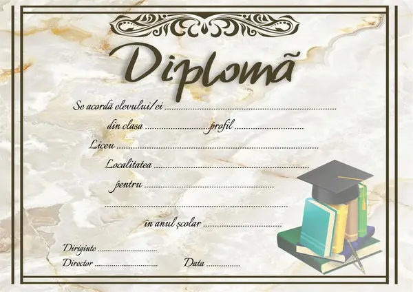 Diploma absolvire DAM8 1 bucata