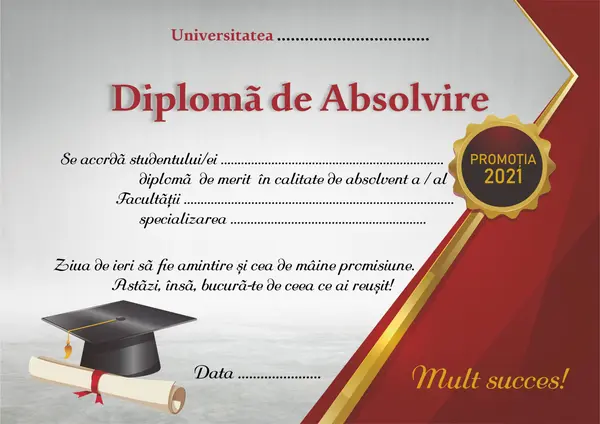 Diploma absolvire Universitate DAM9 1 bucata