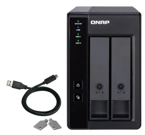 Direct Attached Storage QNAP TR-002, 2-Bay, USB Type-C