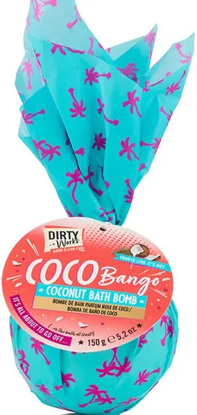 Dirty Works Bombă de baie Coco-Bango Coconut, 150 g