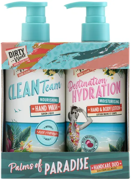 Dirty Works Set cadou Palms of Paradise, 2 piese