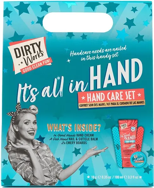 Dirty Works Set pentru mâini It`s All In Hand, 4 piese