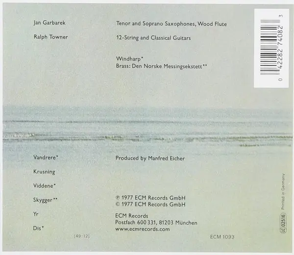 Dis | Jan Garbarek