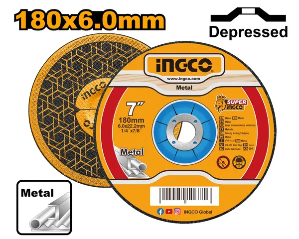 Disc Abraziv Polizat Ingco 230x6.0mm MGD602301