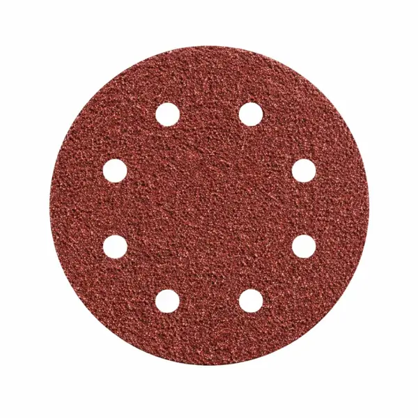 Disc abraziv Velcro 125 mm, 8 găuri, granulație G320, pentru șlefuire lemn și metal
