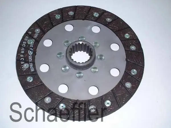 Disc ambreiaj organic (215mm) profil complet potrivit DEUTZ FAHR AGROKID; HUERLIMANN PRINCE; LAMBORGHINI RUNNER; SAME SOLARIS K3F-D K4F-D K4F-DT