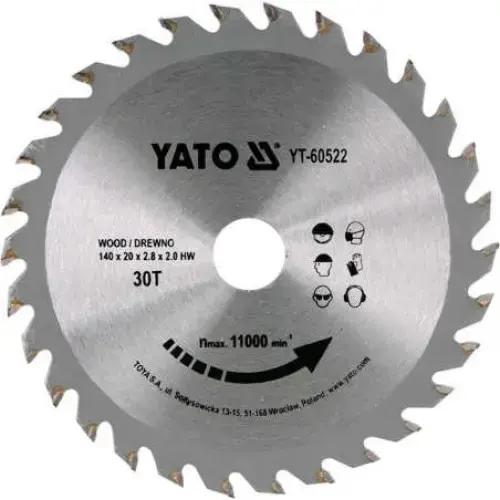 Disc circular pentru lemn Yato YT-60685, 235X24TX25.4mm