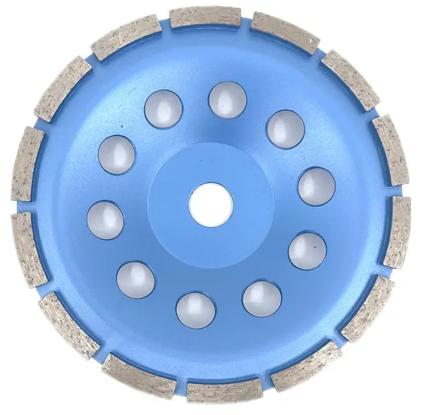 Disc cupa diamantata pentru slefuire Beton/Abrazive 180x22,2mm Standard Profesional - BlueLine - DXDY.BLEC.180