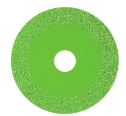 Disc diamantat LASERLINE pentru flex de taiat sticla si cristal 115mm VERDE
