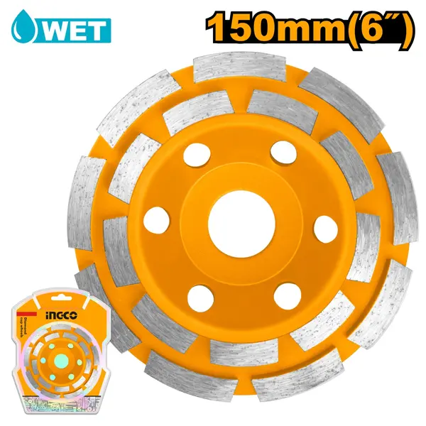 Disc Diamantat Slefuit Segmentat 125mm INGCO CGW021251
