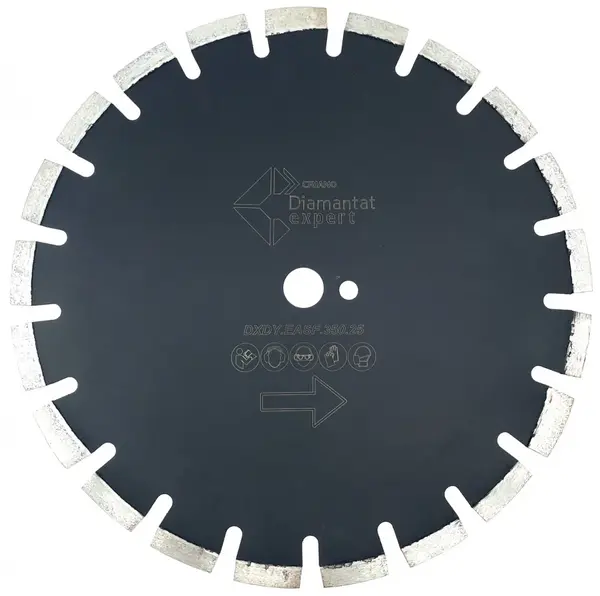Disc DiamantatExpert pt. Asfalt, Caramida & Abrazive 300mm Profesional Standard - DXDY.EASF.300.25