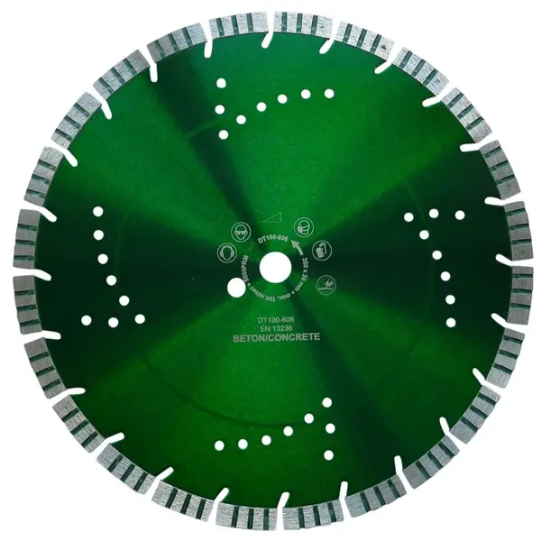 Disc DiamantatExpert pt. Beton armat - Turbo Laser 300x25.4 (mm) Profesional Standard - DXDH.1517.300.25
