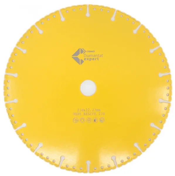 Disc DiamantatExpert pt. Descarcerare - Metal / Universal 230x22.2 (mm) Super Premium - DXDY.RESCUE.230