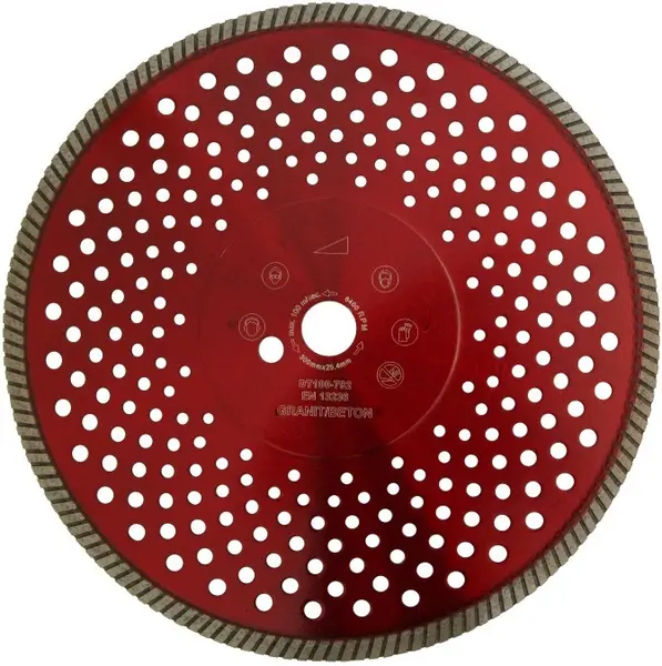 Disc DiamantatExpert pt. Granit & Piatra - Turbo 300x20.0 (mm) Super Premium - DXDH.2677.300.20