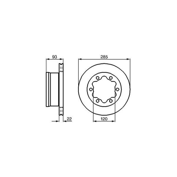 Disc frana BOSCH 0 986 478 555
