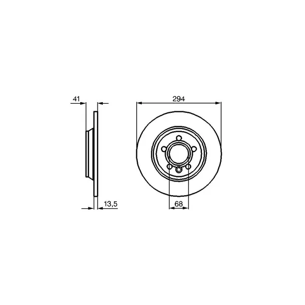 Disc frana BOSCH 0 986 478 569