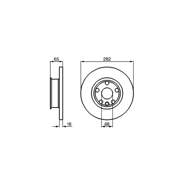 Disc frana BOSCH 0 986 478 613