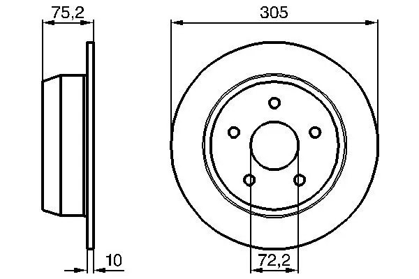 Disc frana BOSCH 0 986 478 771