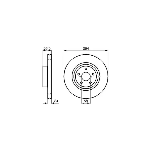 Disc frana BOSCH 0 986 478 977