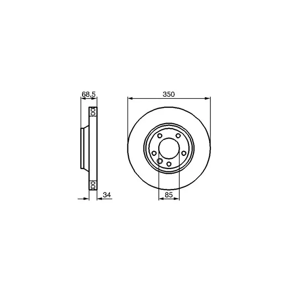 Disc frana BOSCH 0 986 479 251