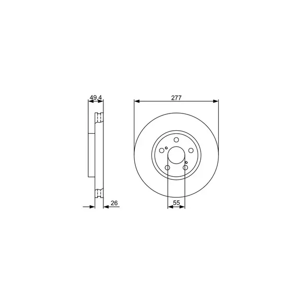 Disc frana BOSCH 0 986 479 340