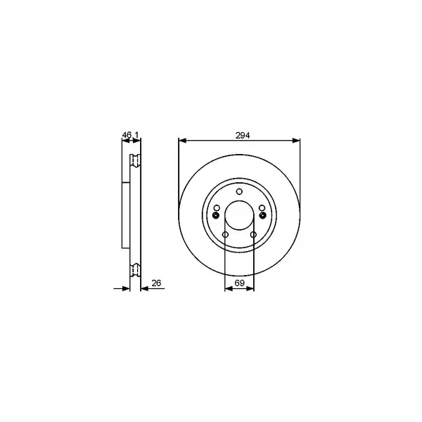 Disc frana BOSCH 0 986 479 434