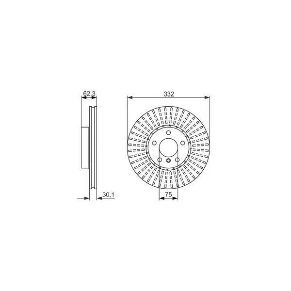 Disc frana BOSCH 0 986 479 624