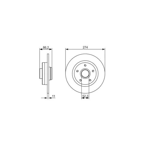 Disc frana BOSCH 0 986 479 682