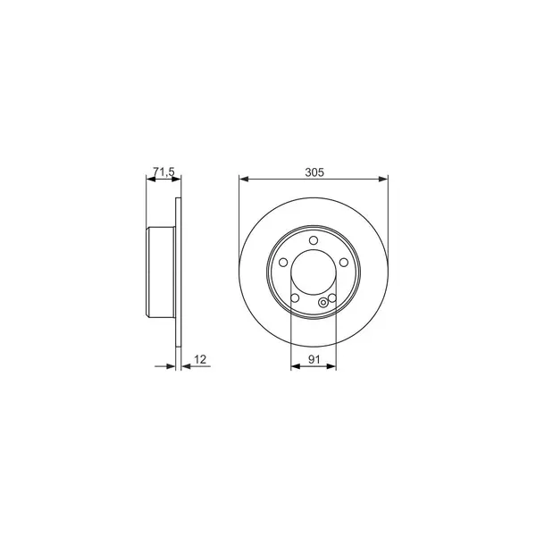 Disc frana BOSCH 0 986 479 714