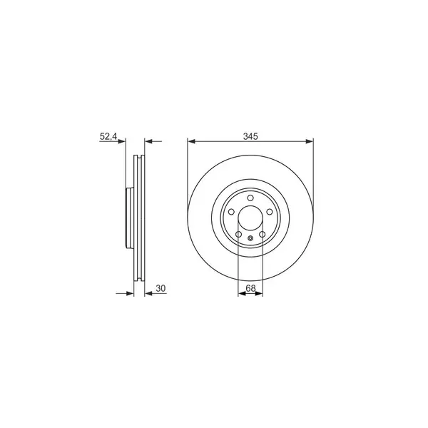 Disc frana BOSCH 0 986 479 747