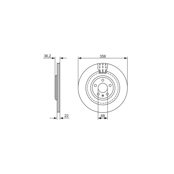 Disc frana BOSCH 0 986 479 749