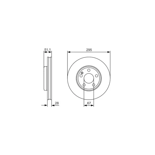 Disc frana BOSCH 0 986 479 A01