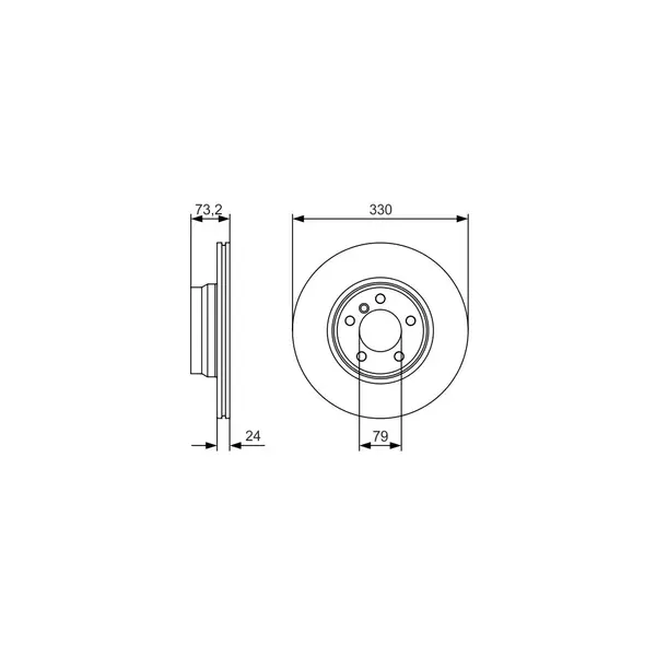 Disc frana BOSCH 0 986 479 A06