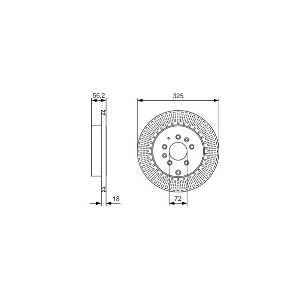 Disc frana BOSCH 0 986 479 C30
