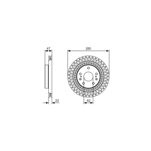 Disc frana BOSCH 0 986 479 C40