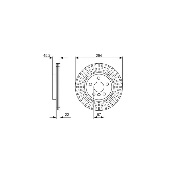 Disc frana BOSCH 0 986 479 C91