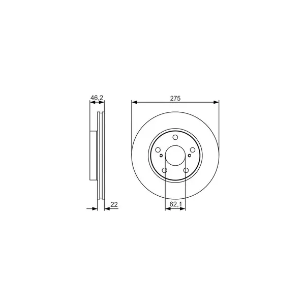 Disc frana BOSCH 0 986 479 R97