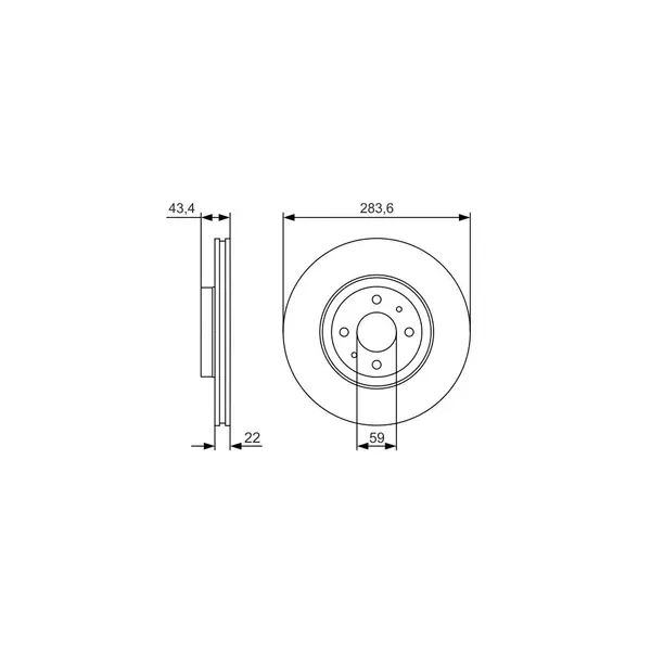 Disc frana BOSCH 0 986 479 S01